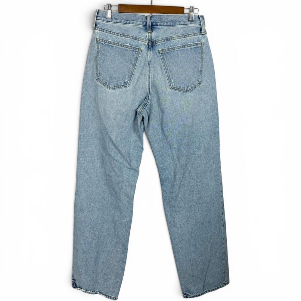 90s baggy de los 90 distressed light wash denim vintage inspired jeans 6 ripped - Picture 2 of 11